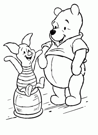 Winnie le Pooh à colorier