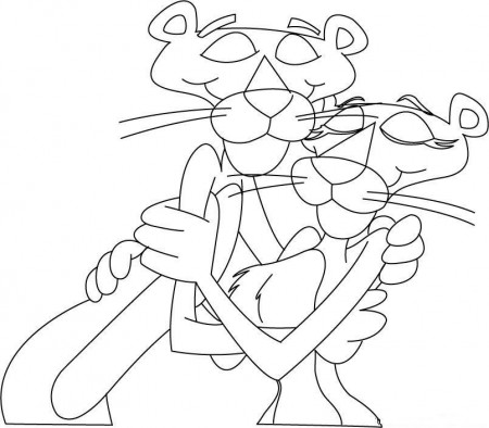 Pink Panther | Free coloring pages