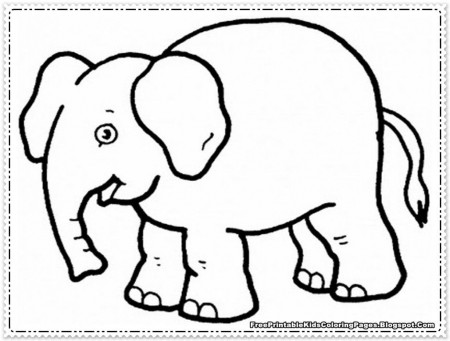Cute Baby Elephant Printable Coloring Pages Free Coloring Pages 