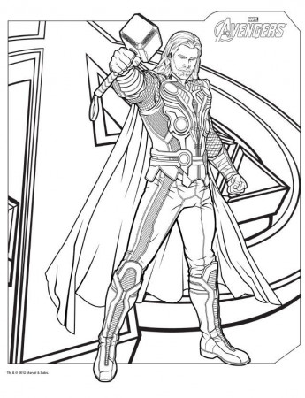 The Avengers Coloring Pages | Coloring Pages