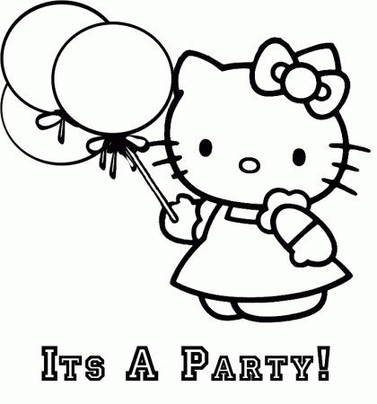 Hello Kitty Coloring Pages Free #1030 | Hello Kitty Coloring Pages