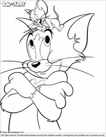 tom jerry tales te amo Colouring Pages