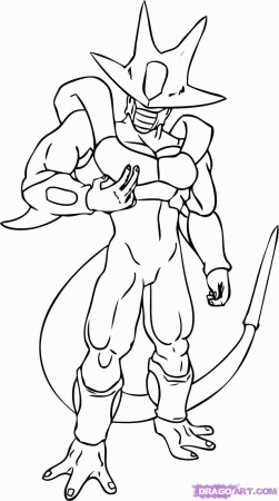 z Broly Colouring Pages
