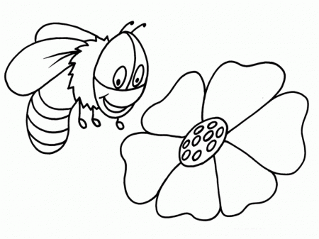 Cute Honey Bee Colouring Pages Page Id 33912 Uncategorized Yoand 