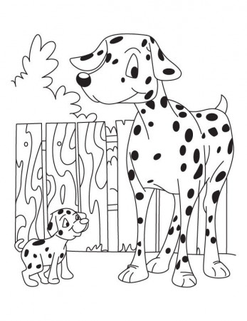 Dog and Puppy coloring page | Download Free Dog and Puppy coloring 