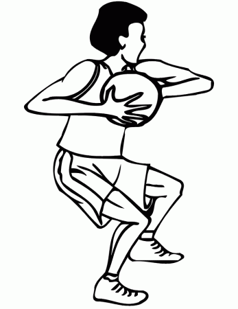 Basketball Coloring Picture | Basketball Player 16