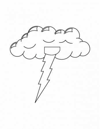 d clouds Colouring Pages