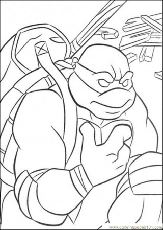 Coloring Pages Donatello (Cartoons > Ninja Turtles) - free 