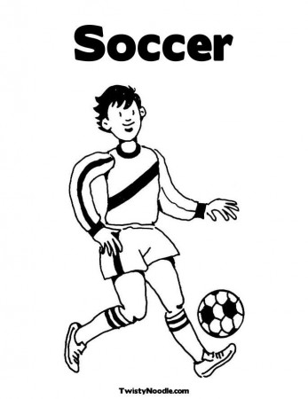 domo soccer Colouring Pages