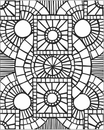 Mosaic coloring 5 | Coloring Pages for all ages