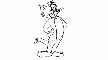 How to draw Tom from Tom and Jerry | Videos.
