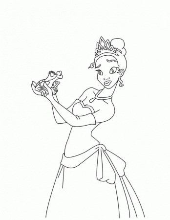 The Princess And The Frog Coloring Pages | 99coloring.com
