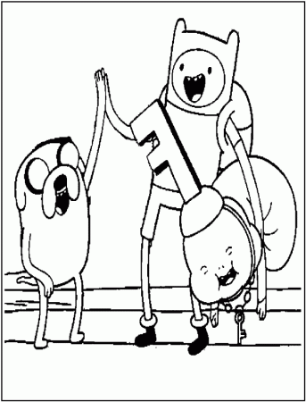 Adventure Time Coloring Pages To Print Cartoon Characters 153426 