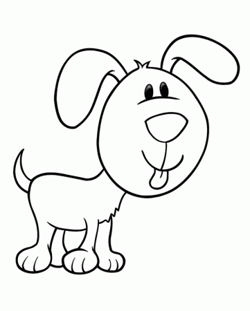 Puppy - Free Printable Coloring Pages | Free printables