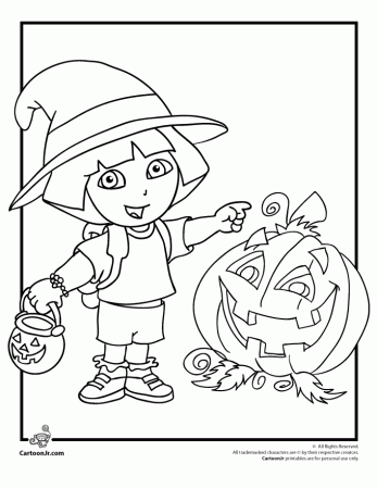 Happy Halloween Coloring Pictures | Free coloring pages