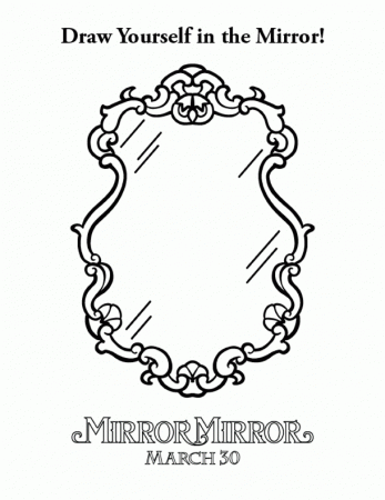 Free Printable Mirror Mirror magic mirror coloring page - from 