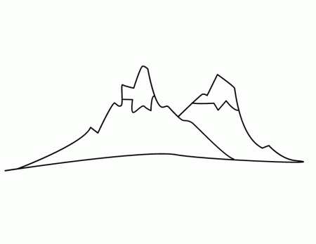 mountain crack printable coloring in pages for kids - number 1270 