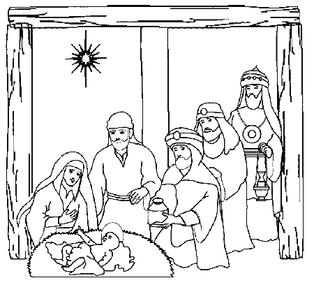Three Wise Men Coloring Pages : Coloring Kids – Free Printable 
