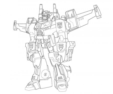 11 Transformers Coloring Page