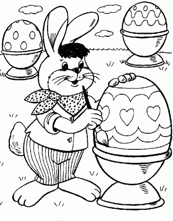 Printable kids easter coloring pages Trials Ireland