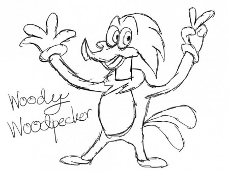 Download Woodpecker A Talkative Bird Coloring Pages Or Print 