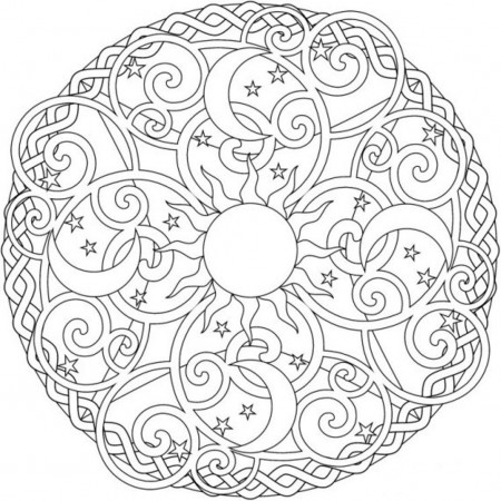 Free Printable Mandala Coloring Pages For Adults Modern Of Kids ...