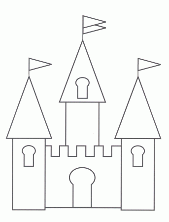 Disney Castle - Coloring Pages for Kids and for Adults