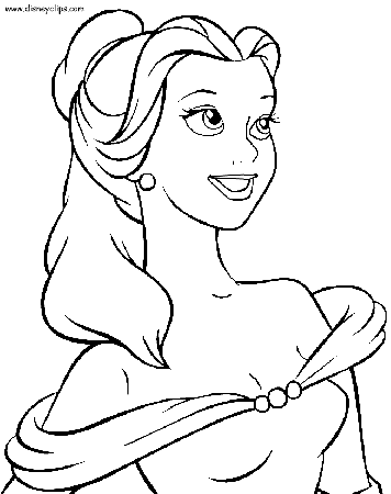 All Disney Princess Head Coloring Pages - Coloring Pages For All Ages
