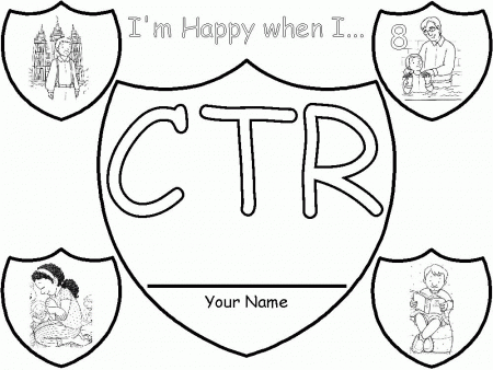 ctr coloring page