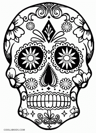 Related Skull Coloring Pages item-12747, Skull Coloring Pages ...