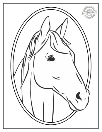 Cutest Horse coloring pages realistic printable | Kids Activities Blog