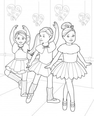 Doll Coloring Pages for Girls | Our Generation