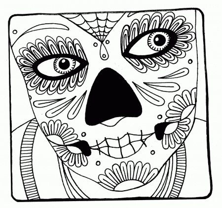 Yucca Flats, N.M.: Wenchkin's coloring pages - Woman's face