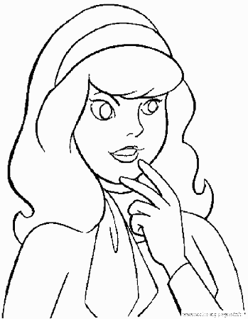 Free Daphne Scooby Doo 57be Coloring Pages Printable
