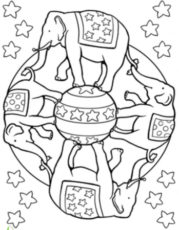 Circus Color Palettes Circus Color Jojo Circus Coloring Pages ...