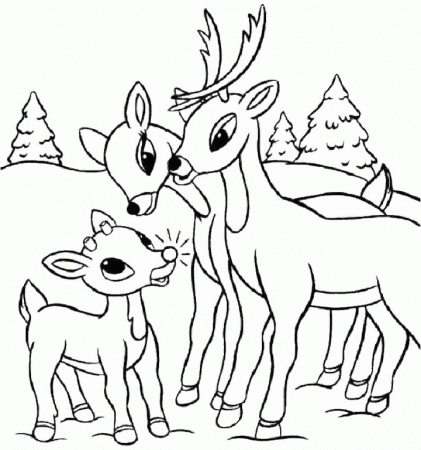 Rated Free Printable Deer Coloring Pages For Kids, New Baby Deer ...