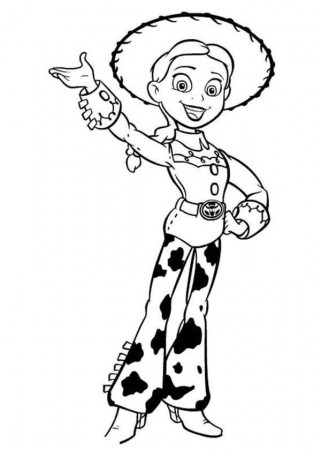 Toy Story Toys Jessie the Cowgirl Coloring Pages: Toy Story Toys ...