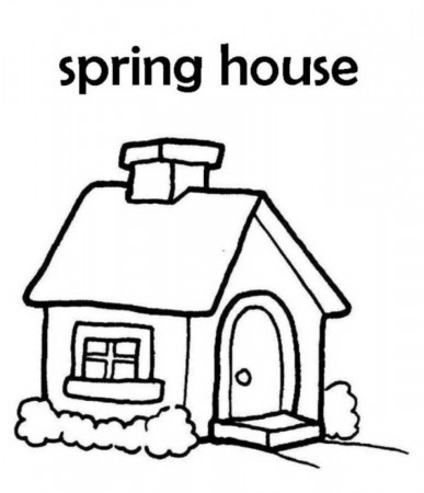 Cartoon House Coloring Pages - Coloring Pages For All Ages