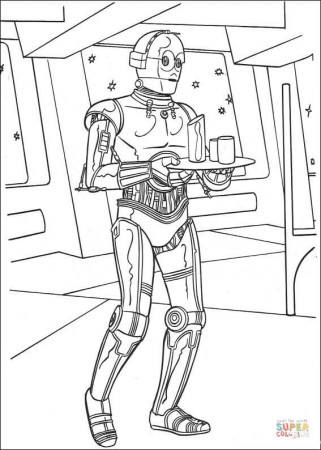 C-3po protocol droid coloring page | Free Printable Coloring ...
