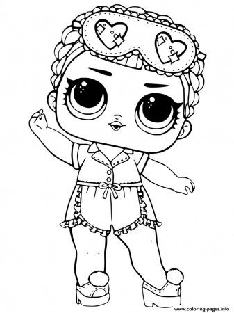 Lol Dolls Coloring Pages Printable in 20 Lol Doll Coloring ...