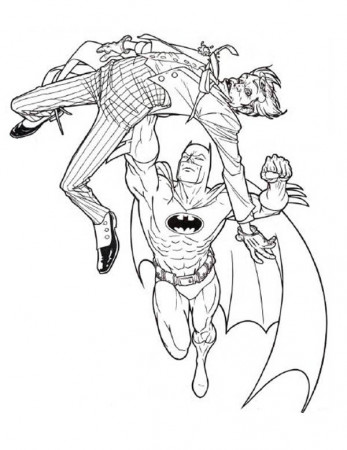 Batman And Joker Coloring Pages - GetColoringPages.com