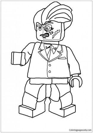 Outstanding Lego Superhero Coloring Page - Free Coloring Pages Online