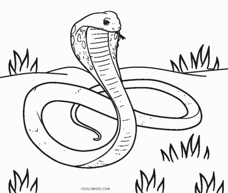 Free Printable Snake Coloring Pages For Kids