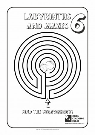 Cool Coloring Pages Labyrinths and Mazes - Cool Coloring Pages | Free  educational coloring pages and activities for kids