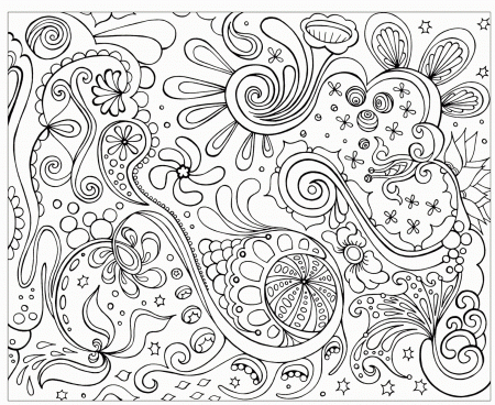 Difficult Coloring Pages For
