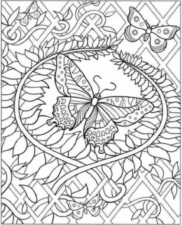Hard Pictures To Print And Color - Coloring Pages for Kids and for ...
