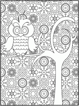 Handy Free Printable Abstract Coloring Pages For Kids, Reading ...