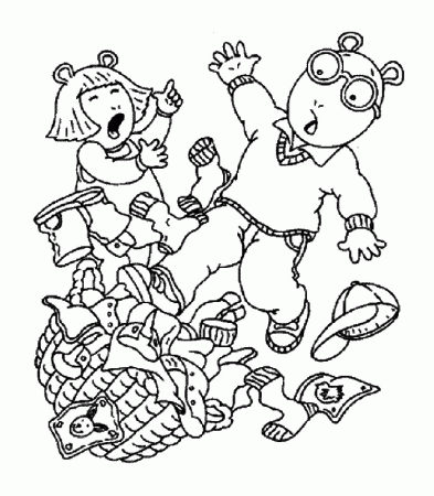 D.W. Read coloring pages