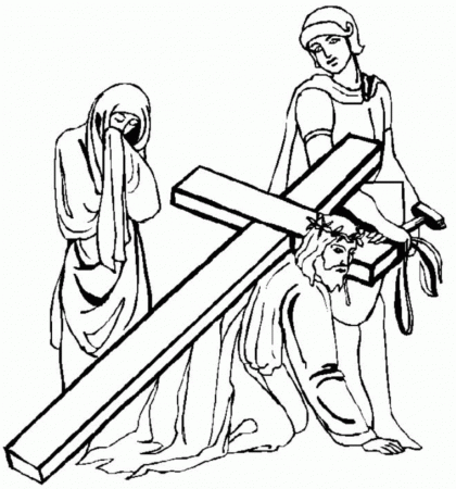 Related Cross Coloring Pages item-14355, Cross Coloring Pages ...