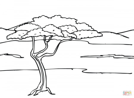 African Savanna Coloring Pages Preschool - Coloring Pages For All Ages